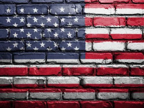 USA American bricks
