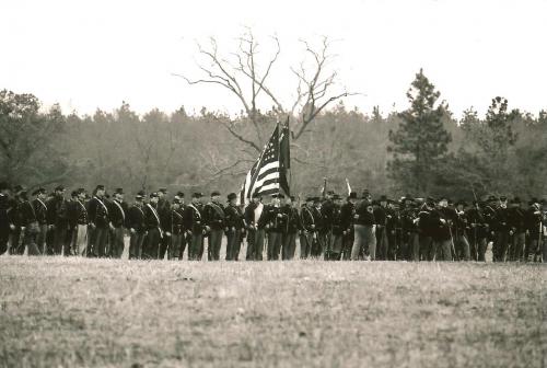Flag - Civil War - Union soldiers