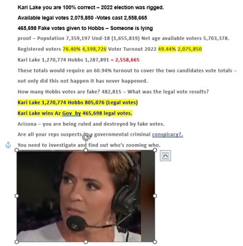 Karilake-Proof az fraud 2022 gov