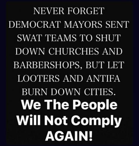 M will not comply