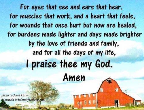 0902023 - I praise thee my God