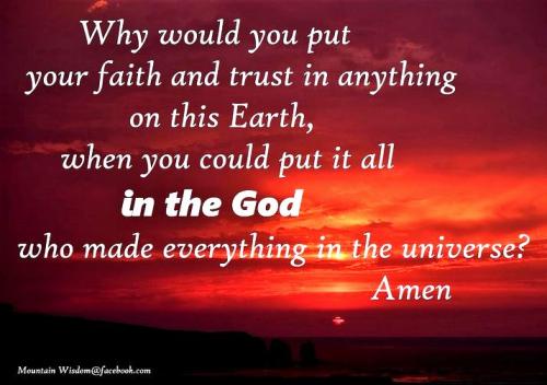 091323 - Trust God of universe