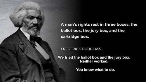 How to radicalize your FBI agent Frederick Douglas