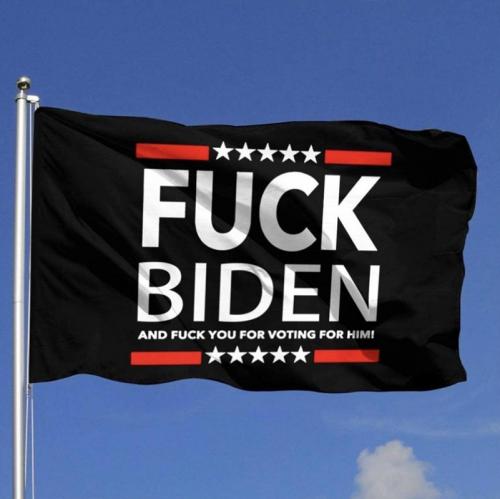 M F Biden flag