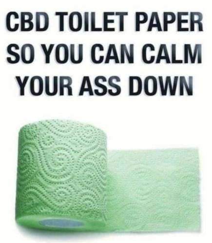 CBD toilet paper