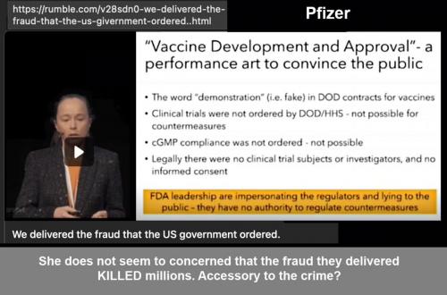 Pfizer fraud excuse