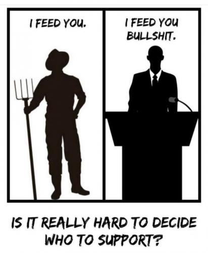 Politician vs Farmer