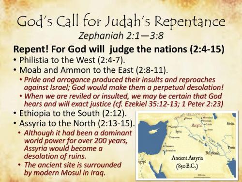God's call for repentance