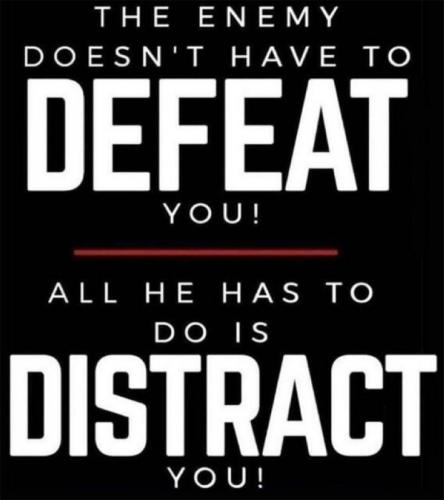 M distract you