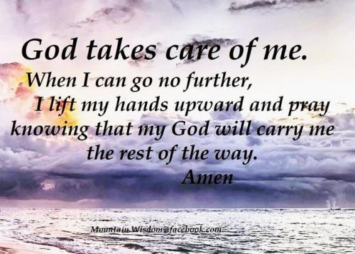 102723 - God takes care of me