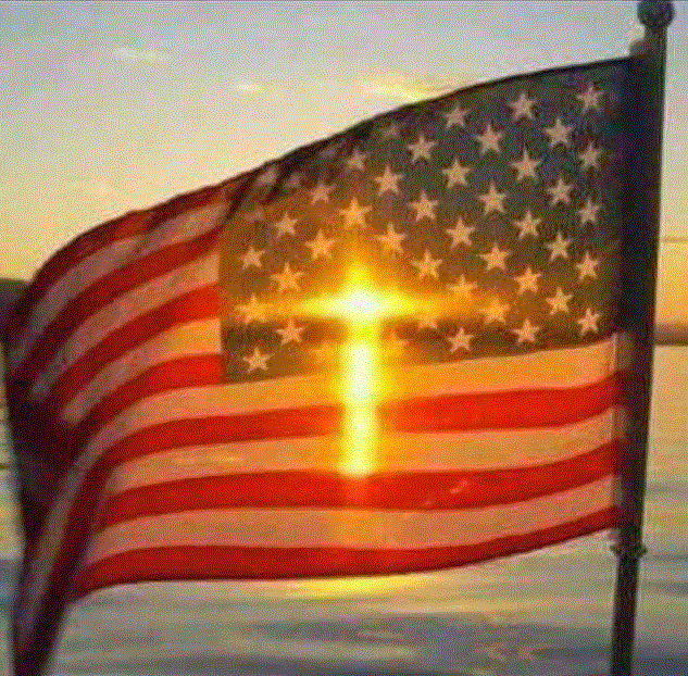 Flag & Sun Cross