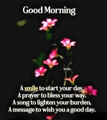 100423 - GM - a smile, a prayer