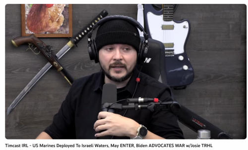 Screenshot 2023-10-16 at 18-22-55 (376) Timcast IRL - US Marines Deployed To Israeli Waters May ENTER Biden ADVOCATES WAR w_Josie TRHL - YouTube