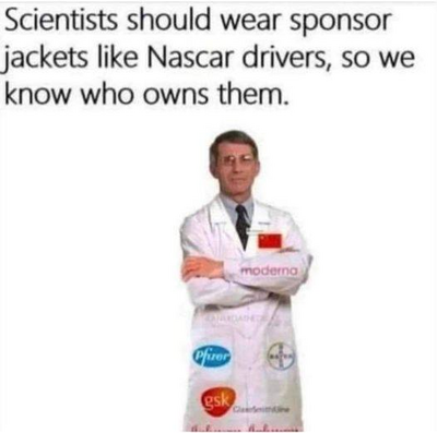 Fauci, COVID, NASCAR -- Face