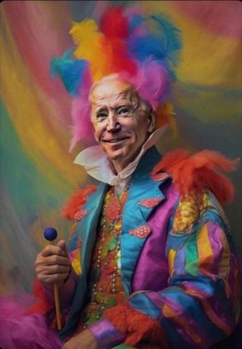 RO Biden clown
