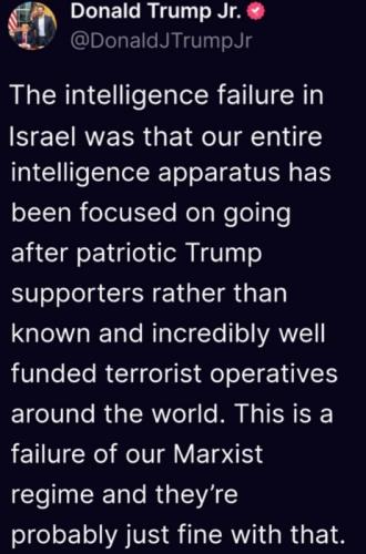 M intelligence failure