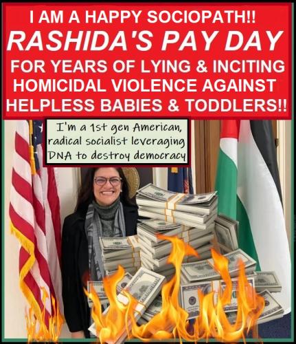 SOCIOPATH RASHIDA TLAIB