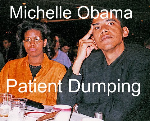 michelle obama patient dumping