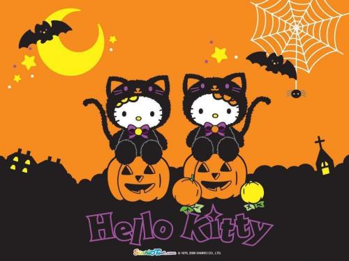hellokittyhalloweenPumpkins