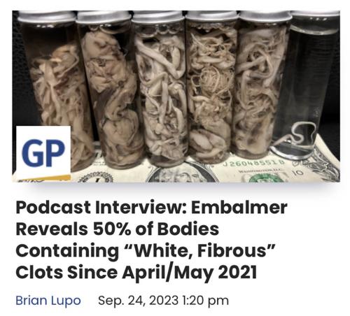 Embalmer 50% clots
