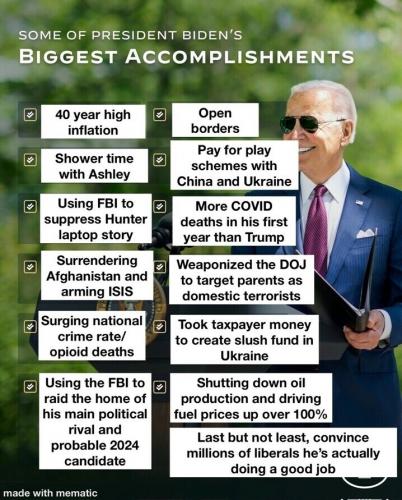 Bidens Accomplishments