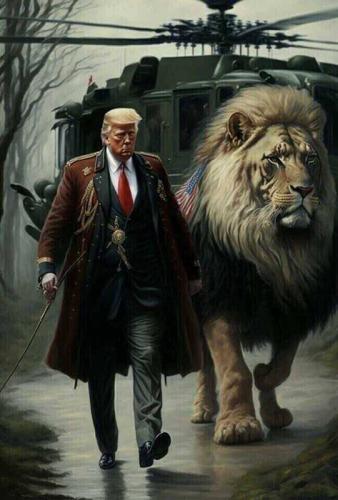 RO Trump lion
