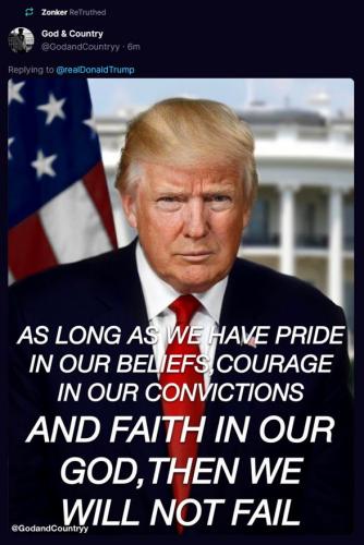 DJT - We will not fail