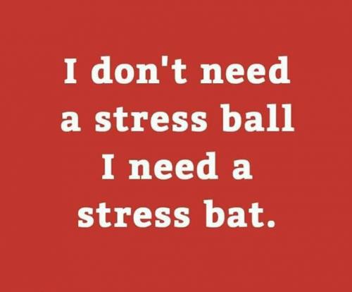 Stress ball - Stress bat