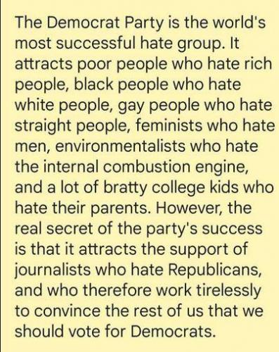 democrat hate group
