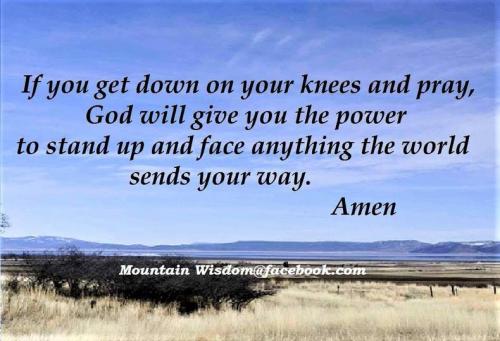103123 - Kneeling prayer give power to stand