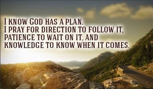 God has a plan