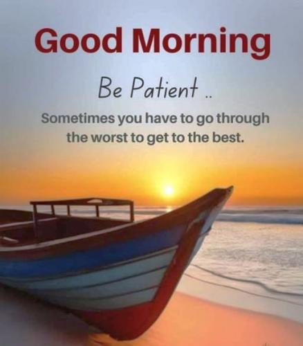 101123 - Be patient