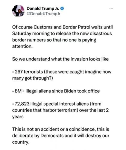 Donald Trumo JR ~Boarder Numbers~