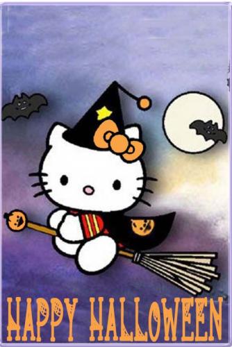 Hello Kitty Halloween Broom Ride