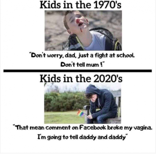 Kids then Kids now