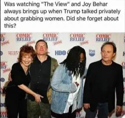 Joy Behard hypocrite