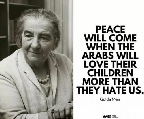 golda meir arabs