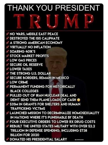 RO Thank you President Trump