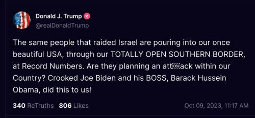 Trump on Israel