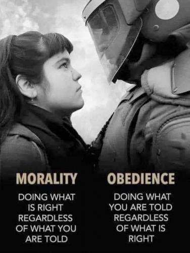 M morality obedience