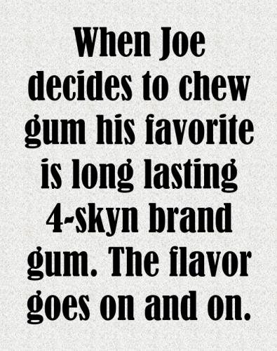 USA 4 skin gum