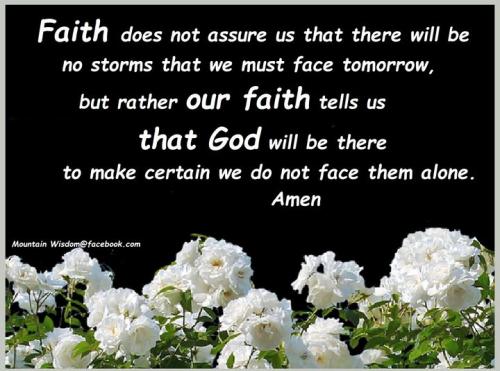 101823 - Faith tells us we're not alone