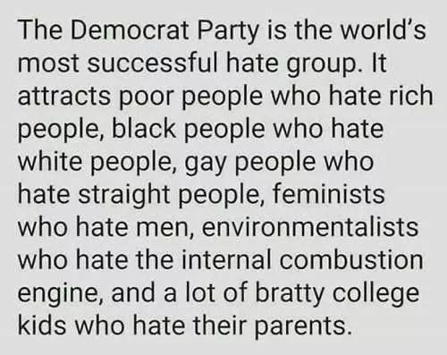 D PARTY HATE GROUP   GETTR