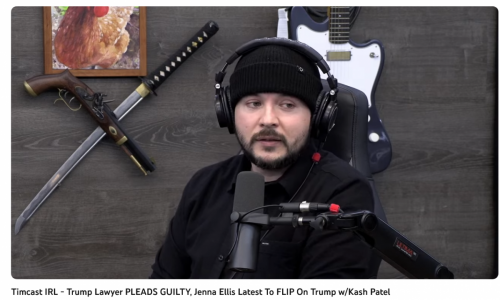 Screenshot 2023-10-24 at 18-22-37 (1) Timcast IRL - Trump Lawyer PLEADS GUILTY Jenna Ellis Latest To FLIP On Trump w_Kash Patel - YouTube