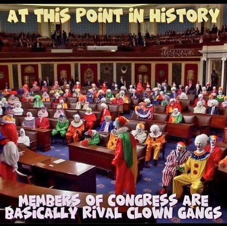congress rival clowns