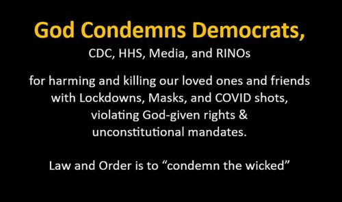 USA God Condemns