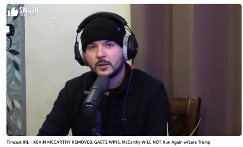 Screenshot 2023-10-03 at 17-05-21 (346) Timcast IRL - KEVIN MCCARTHY REMOVED GAETZ WINS McCarthy WILL NOT Run Again w_Lara Trump - YouTube