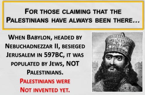 palestine were not there