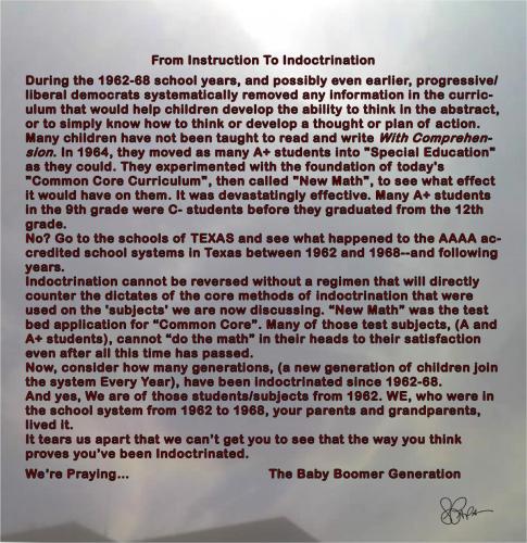 From Information to Indoctrination