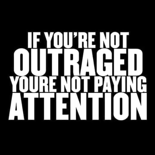 M outraged